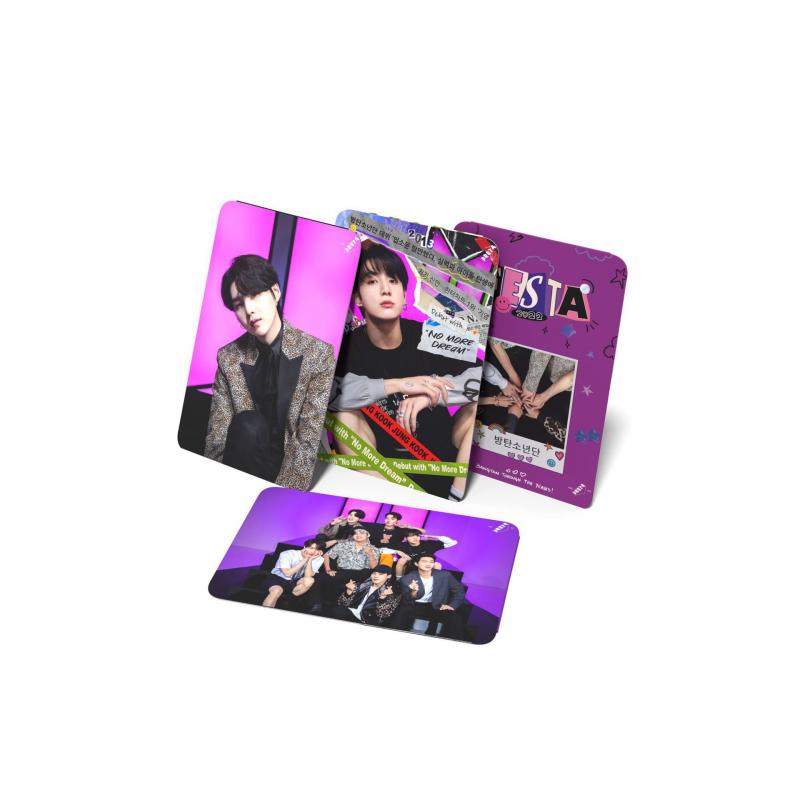 55pcs Kartu Foto Lomo BTS 9th Anniversary