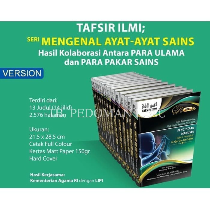 Jual Tafsir Ilmi Seri Mengenal Ayat Ayat Sains Dalam Alquran 14