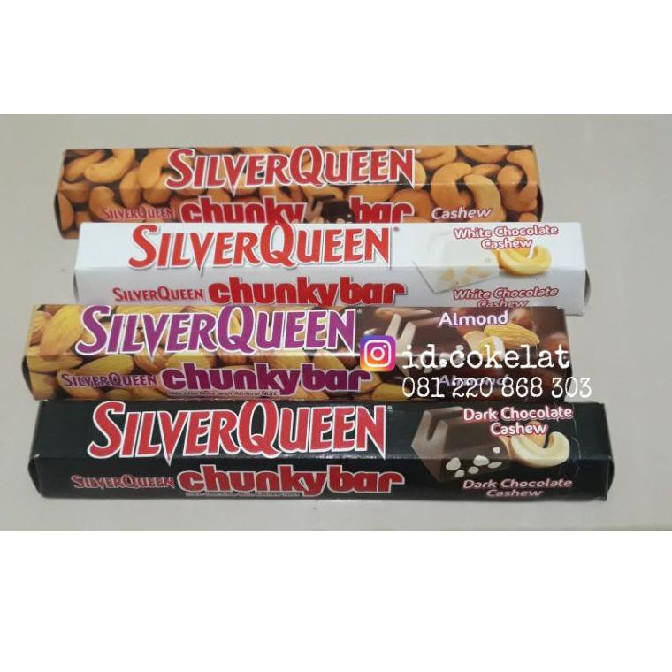 

Obral's murahh SILVERQUEEN CHUNKY 100GR ALMOND - MEDE - DARK - WHITE T74T1 .,,!