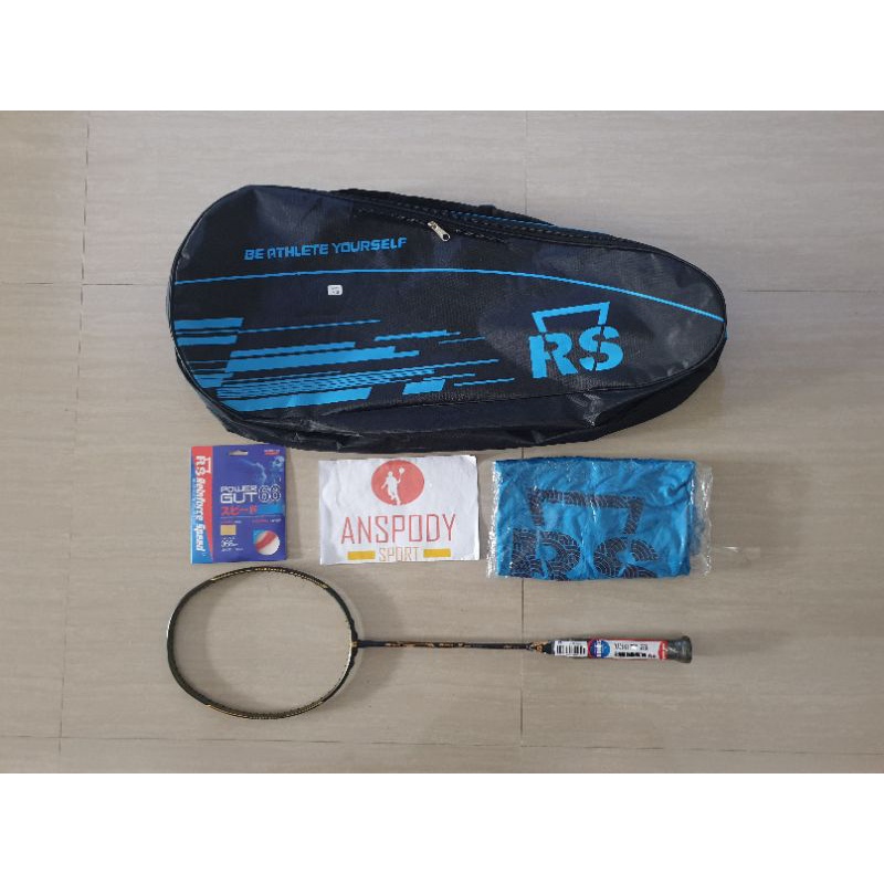 RAKET BADMINTON RS MICRON SABER 18 NG II LOGO RS SILVER