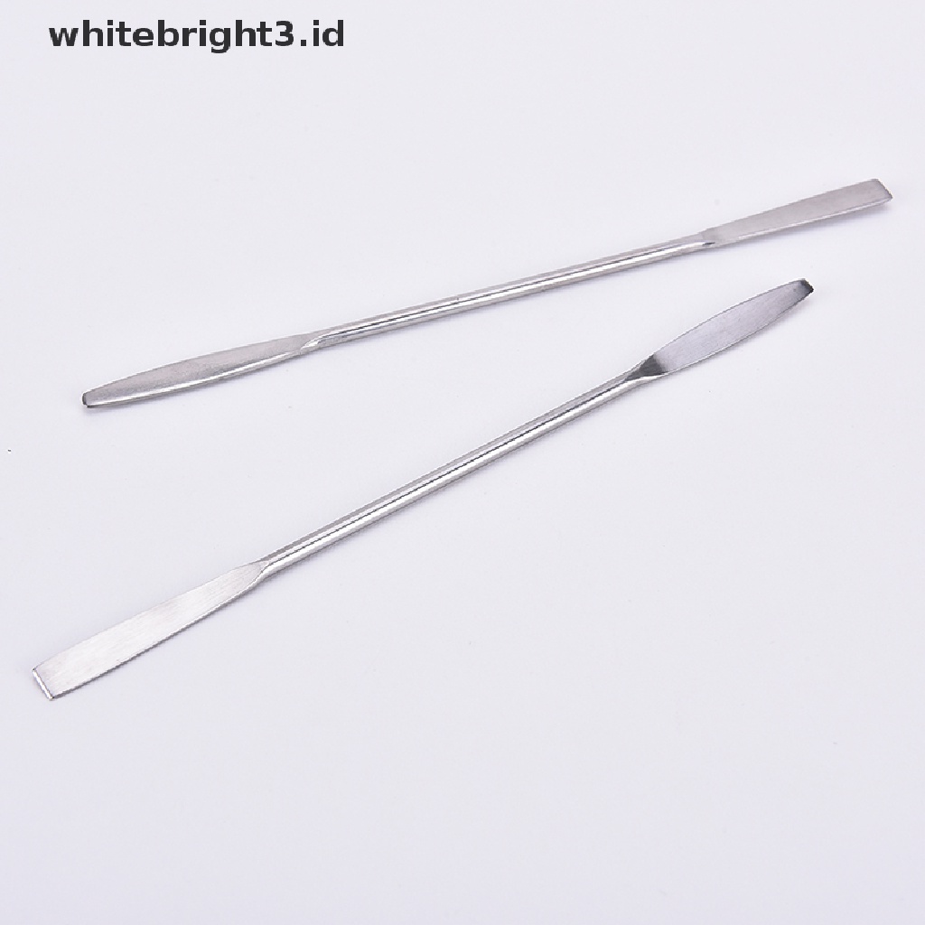 (whitebright3.id) 1pc Spatula Stainless Steel Untuk Makeup / Kosmetik Wanita