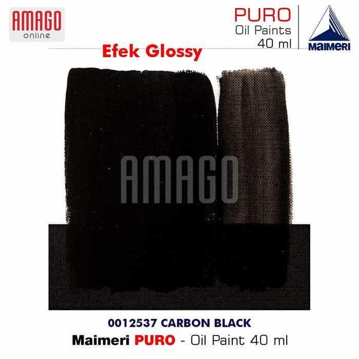 MAIMERI PURO - OIL PAINT - CARBON BLACK - 40ML - M0012537