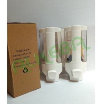 Double Soap Dispenser Type F1104-A-S / Tempat Sabun Cair