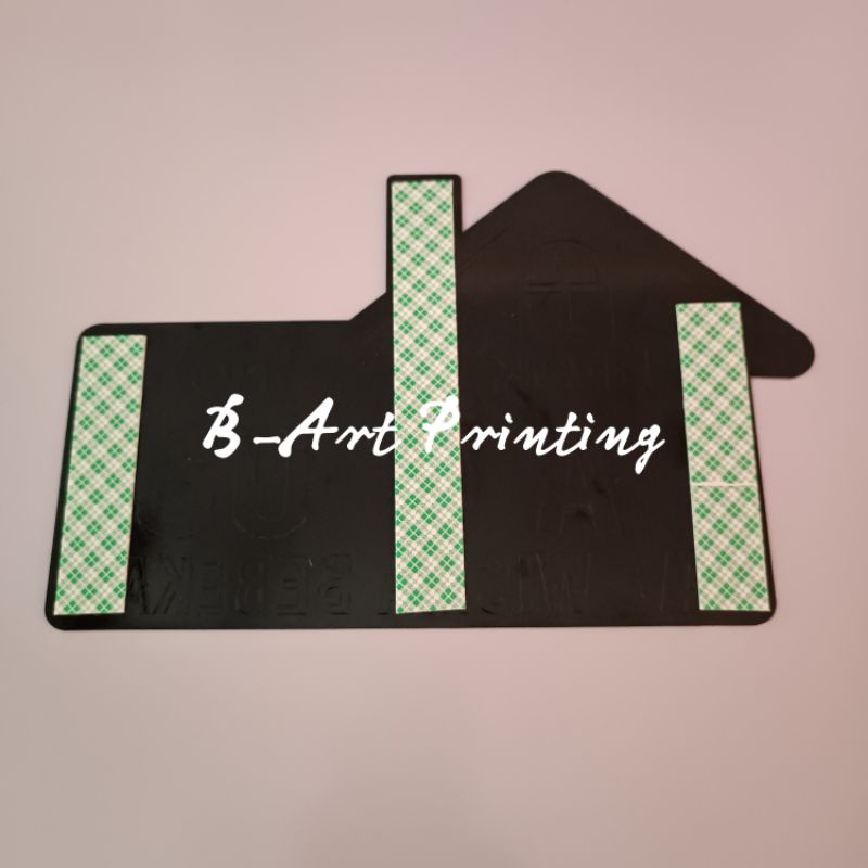 LANGSUNG KIRIM !!! MURAH!! PAPAN NOMOR RUMAH 28 x 18 cm / BAHAN ACRYLIC / LASER CUTTING NOMOR RUMAH AKRILIK