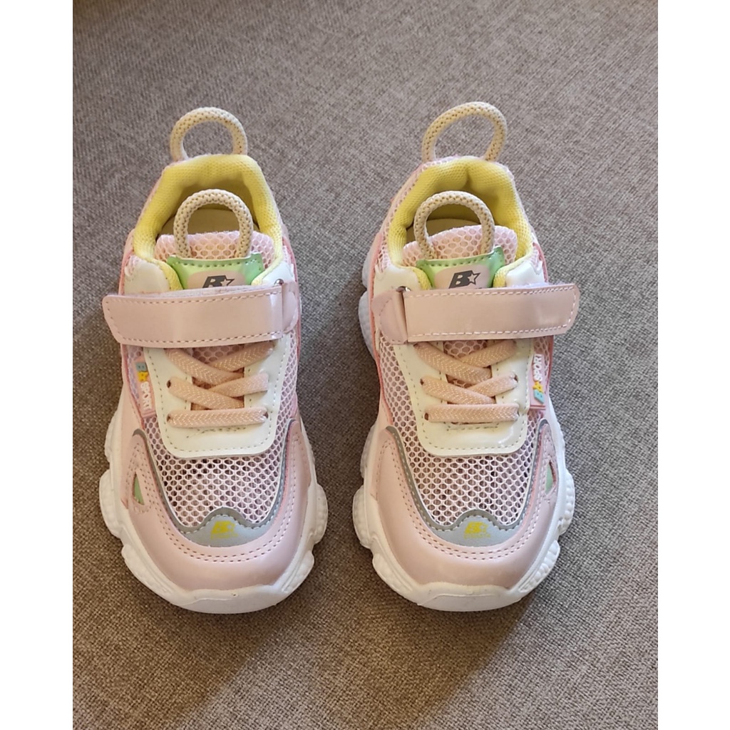 Sepatu anak Casual Sneaker BSTAR Non LED Korea Style Fashion Anak