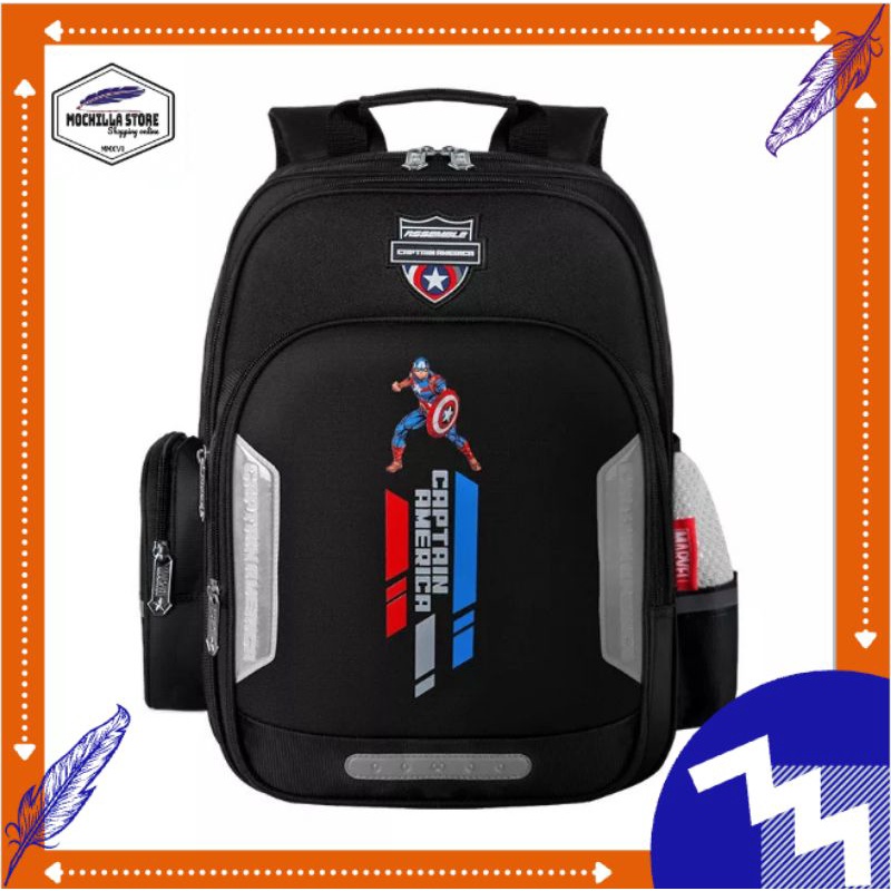MochillaStore Tas Ransel Anak Laki Laki Marvel Tas Sekolah Anak SD SMP SMA SMK Tas Anak Cowok Murah