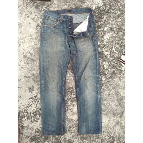 Nudie jeans selvedge second thrift preloved