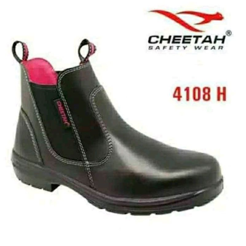 Sepatu Safety cewek Merek Cheetah 4108 H / SAFETY SHOESH  CHEETAH 4108 H SAFETY SHOES 100% Original.