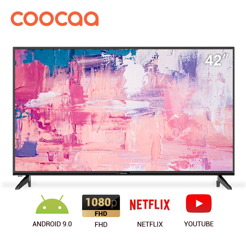 Promo 7.7  COOCAA LED TV 42 inch - Android 9.0 - Youtube - Netflix - Bluetooth - Wifi (COOCAA 42S3G)