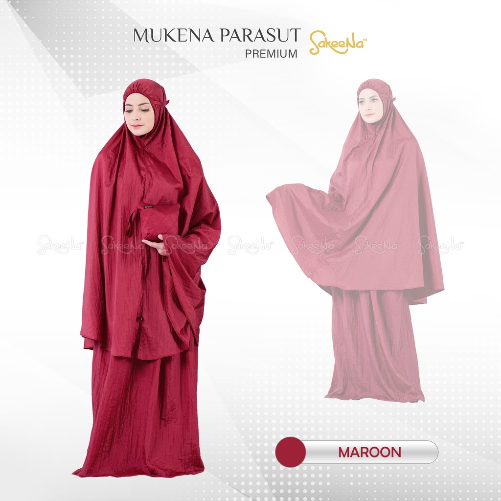 mukena amplop renda premium mukenah dewasa jumbo hyget polos all siza free tas traveling