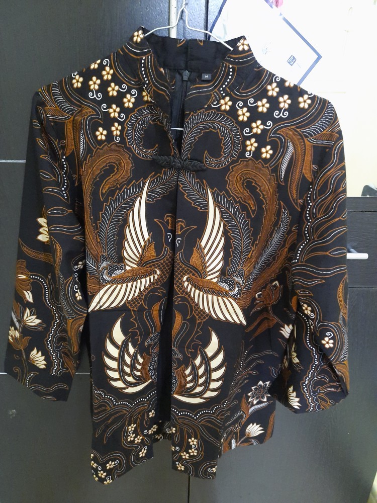 Kemeja Unik Batik Wanita Slim Fit Bw36 Lengan 7/8 Slimfit