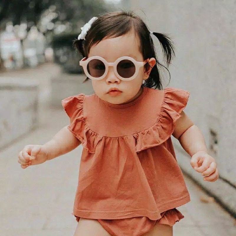 Kacamata Anak Sunglasses Bayi Balita Baby Kids Cute Anti UV Ootd Fashion Anak Cowok Cewek Laki Laki