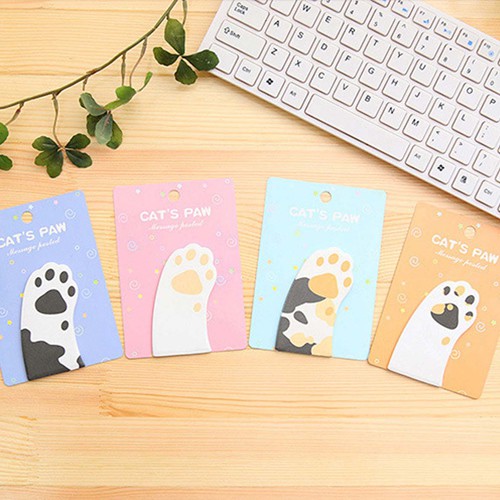 

sticky notes kaki kucing cat's pow post it sno032
