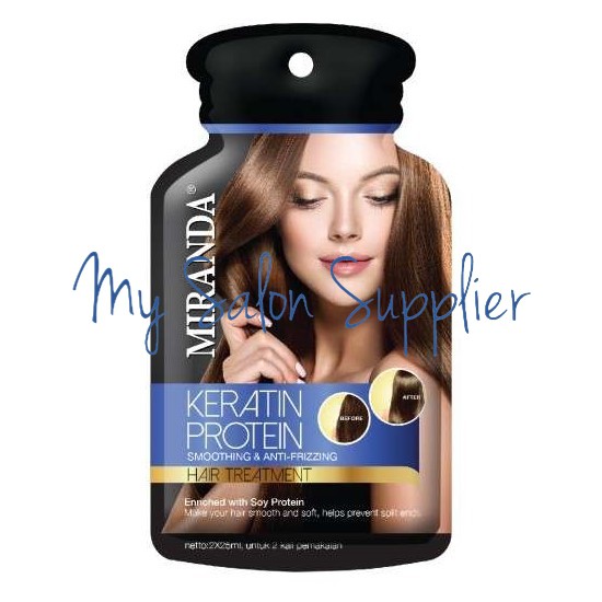 Miranda Keratin Protein Hair Treatment 2x25ml / Masker Rambut