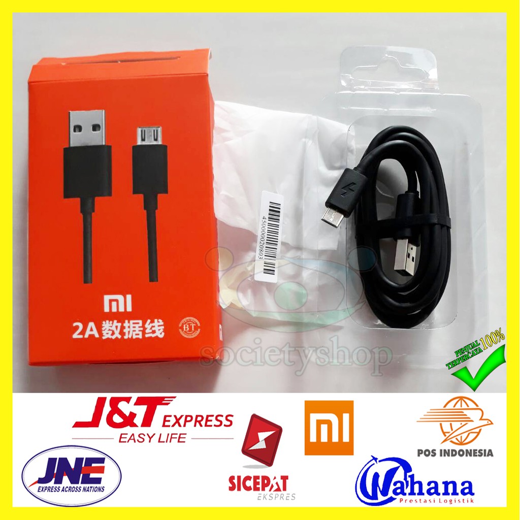 Original Kabel Data Xiaomi 2A - Kabel Charger Cable Data ORI Xiaomi 2A For Redmi Mi Series Micro Usb