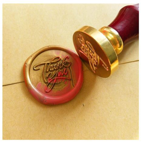 

Thank you letter celebrating Wax Seal Stamp/holiday gift /invitation seal wax set Bless envelop seal.