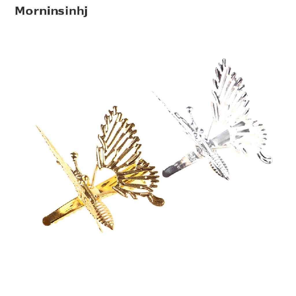 Mornin Jepit Rambut Kupu Poniclip Will Move Butterfly Hairpin Hiasan Kepala DuckbillClip id