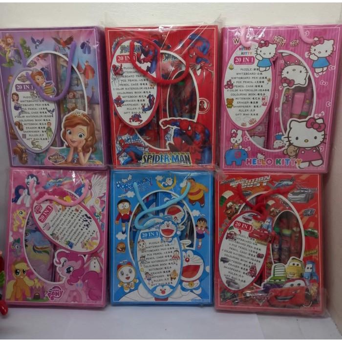 

Tempat Pensil - Alat Tulis SET Hello Kitty Pony Doraemon