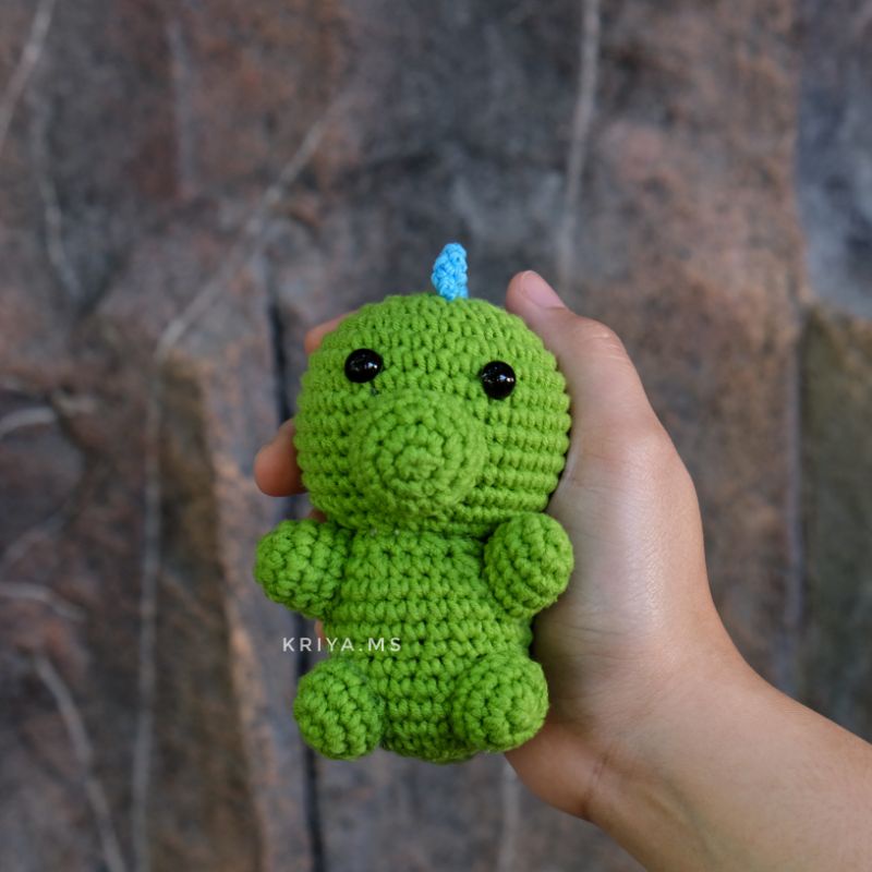 Amigurumi Boneka Rajut Dino
