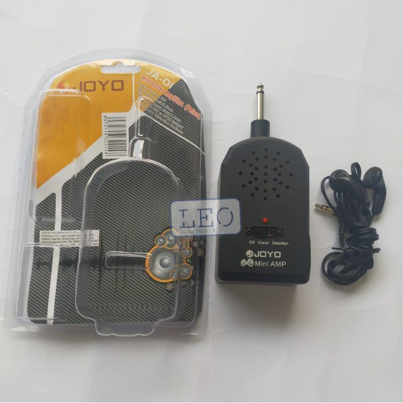 JOYO JA-01 Amplifier Gitar Mini Hitam 89g