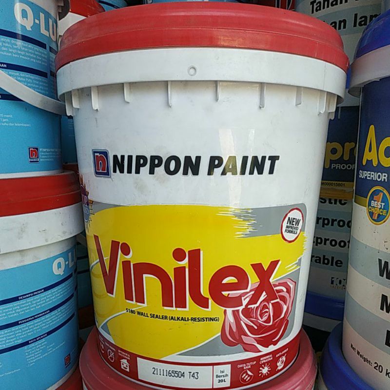 Jual VINILEX NIPPON PAINT 5180 WALL SEALER (ALKALI-RESISTING) 20 Liter ...