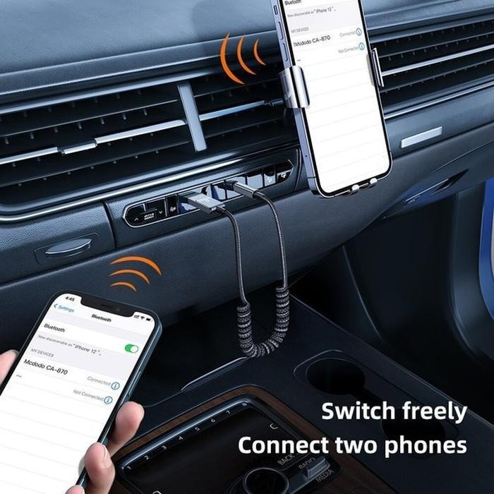 Mcdodo CA-8700 Car Wireless Audio Reciever Kabel Mobil AUX 3.5mm BT 5.1
