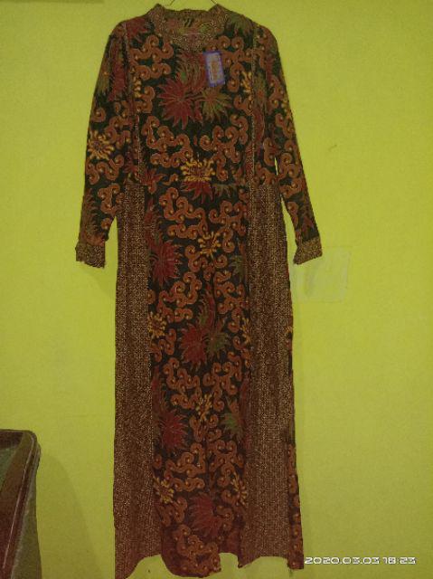 Maura Couple - Sania Ruffle Batik Couple Ori Ndoro Jowi Garansi Termurah Couple Keluarga