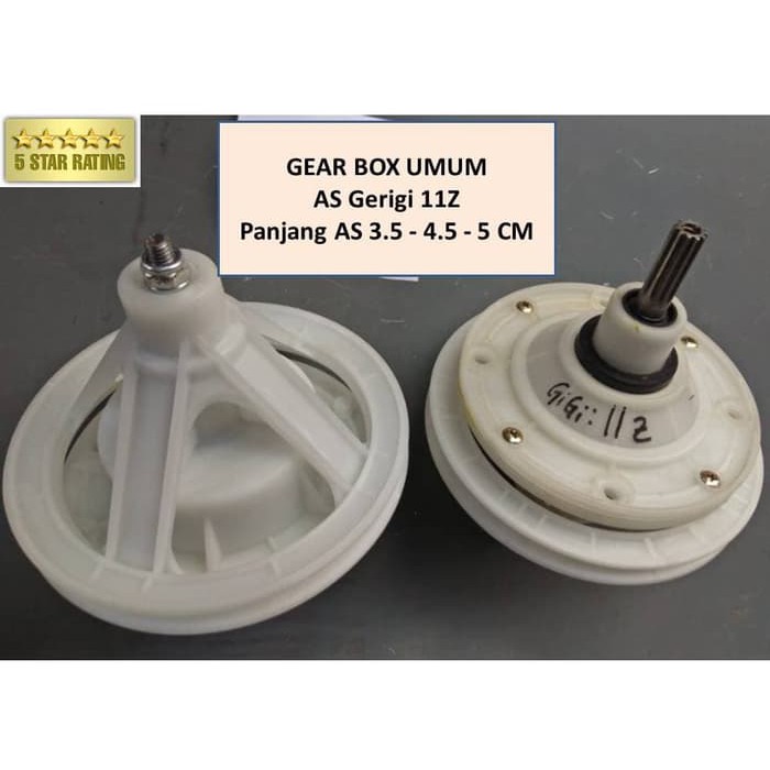 Gear Box gearbox Mesin Cuci Sharp 2tabung gigi 11 pulley kecil