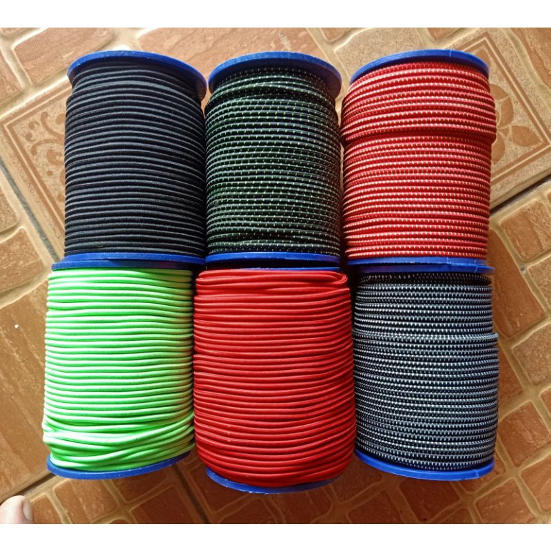 tali frame tenda elastis 2.5mm 10meter / tali string