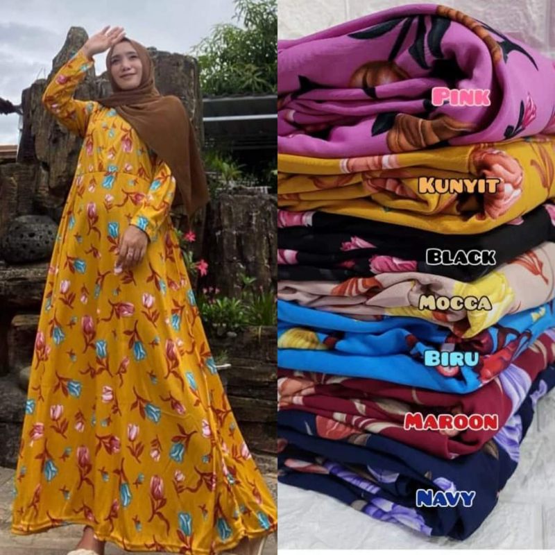 GAMIS WANITA / GAMIS WANITA BAHAN JERSEY / BAJU WANITA / BAJU GAMIS MURAH / BAJU GAMIS BUSUI / BAJU 