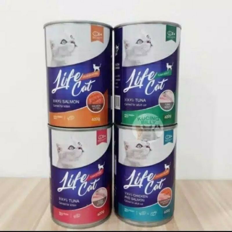 life cat kaleng 400 gram