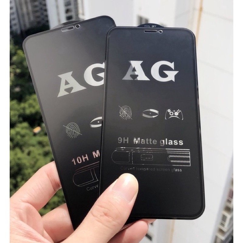tempered glass black matte/Anti minyak samsung A54 A34 A74 A14 A24 M14 A53 A73 A33 A52S A32 A22 A12 A72 A10 A11 A20 A30 A40 A50 A70 A80 A90 anti gores kaca fulllayar