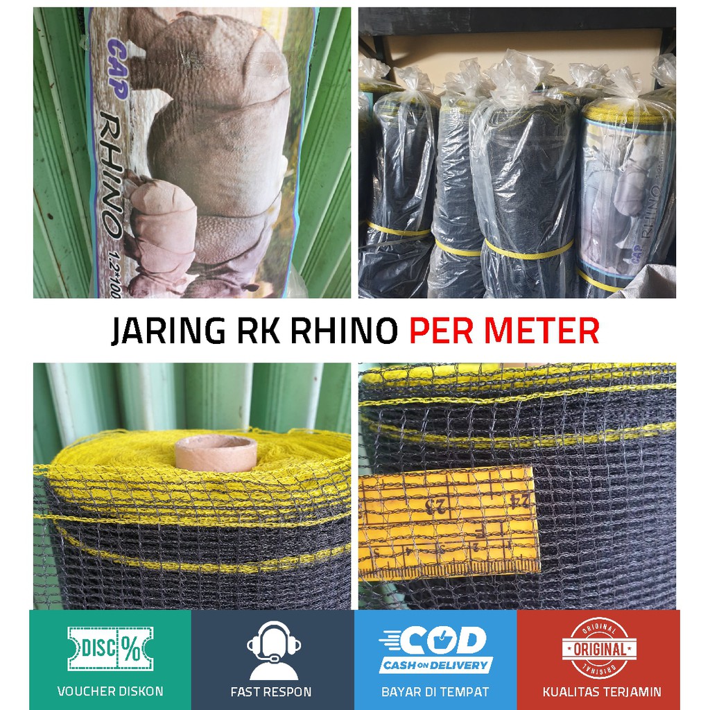 ECERAN JARING WARING RK DOUBLE ANTI GESER CAP RHINO