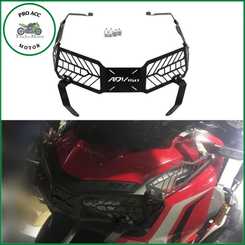 Cover Pelindung Lampu depan Honda ADV 150 ADV 160 Cover Front Guard Headlamp ADV (cod)