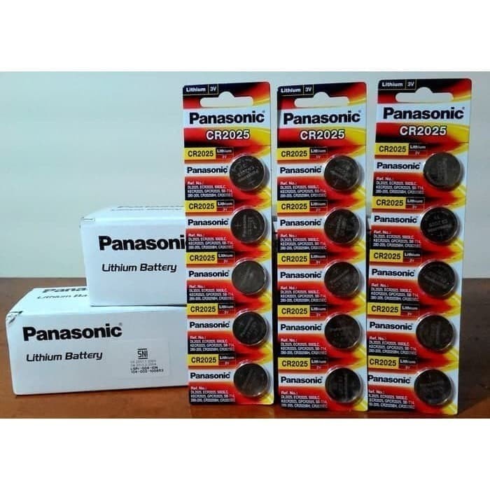 Baterai Panasonic CR2025/CR2016/1616/1620 Original / Panasonic CR 2025
