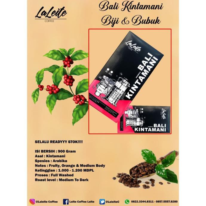 

Best Produk] Kopi Arabica Bali Kintamani 240G - Roastedbean (Biji Sangrai)