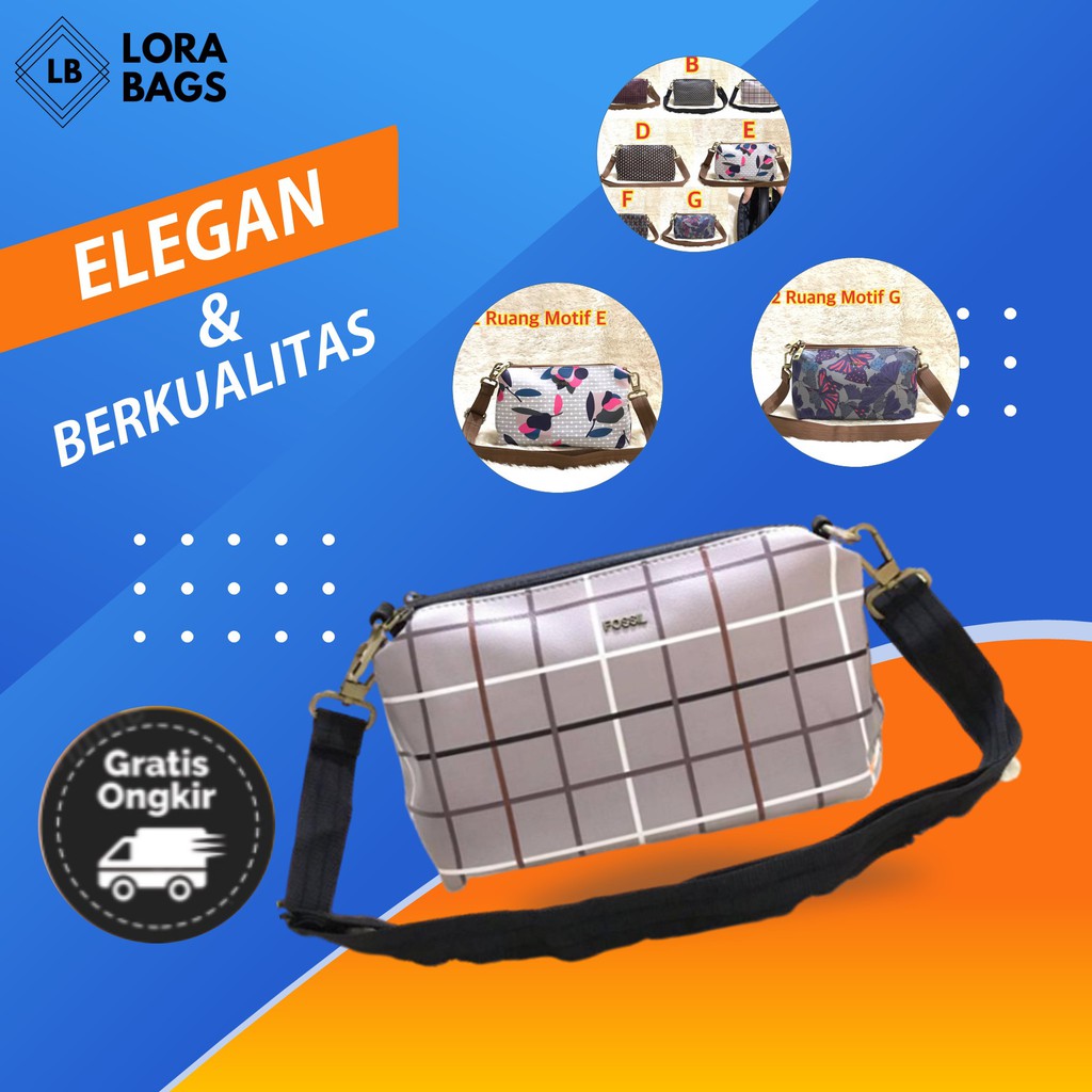 Tas Selempang Hand Bag Sling Bag Import Wanita Perempuan Cewek Cewe