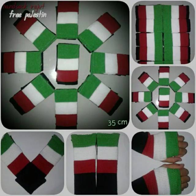 Handsock rajut Palestine