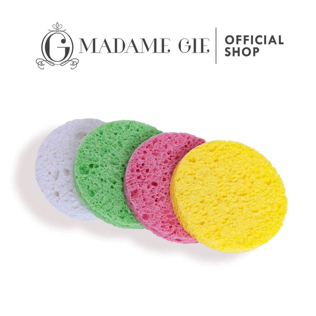 LIZBEAUTY - Madame Gie Organic Woodpulp Cotton - Facial Cleansing Sponge