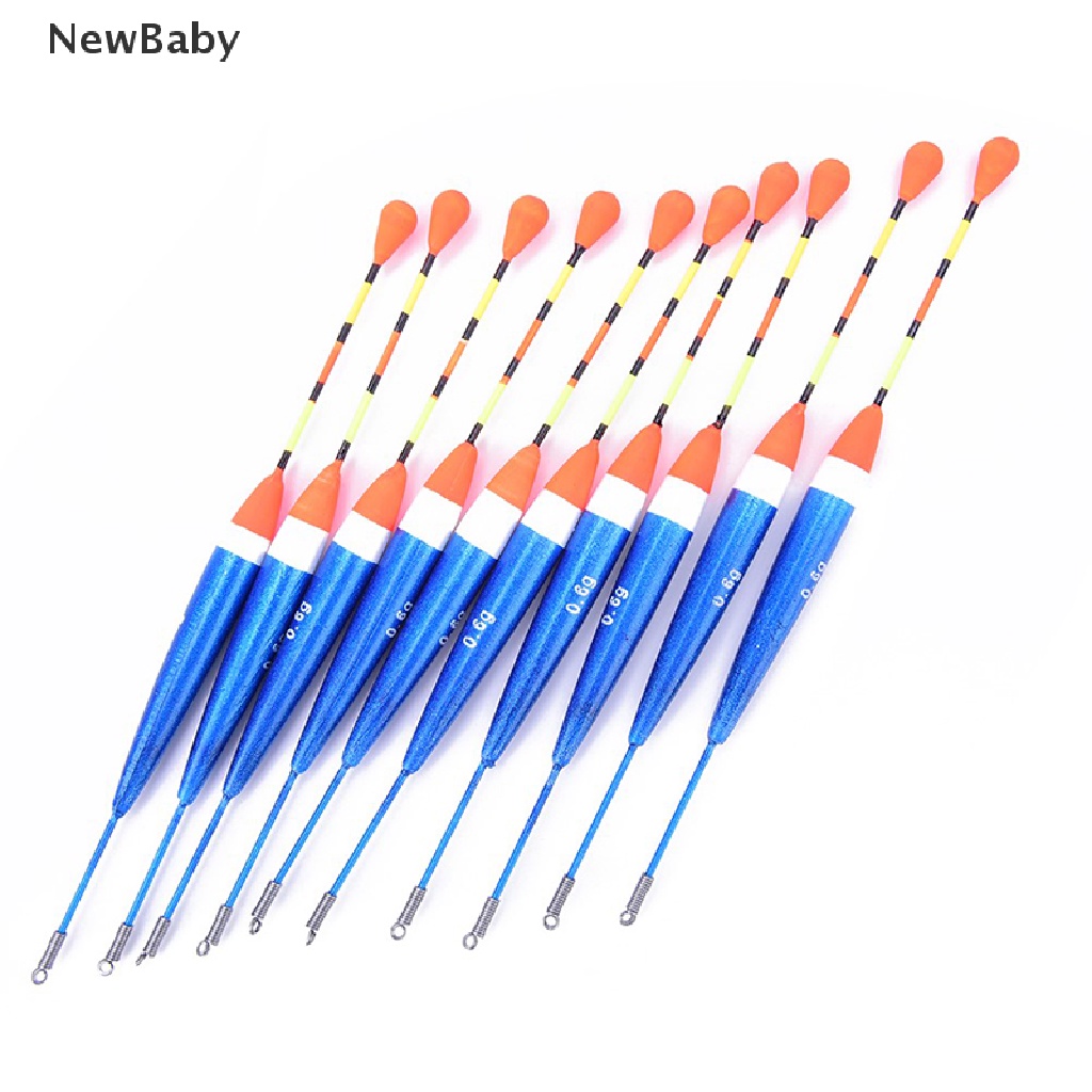 Newbaby 10pcs Pelampung Pancing Aneka Ukuran Untuk Memancing outdoor