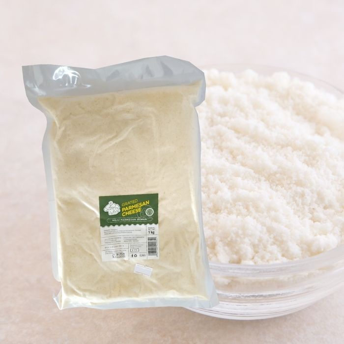 GREEN VALLEY Grated Parmesan Cheese keju parmesan bubuk halal 1 Kg