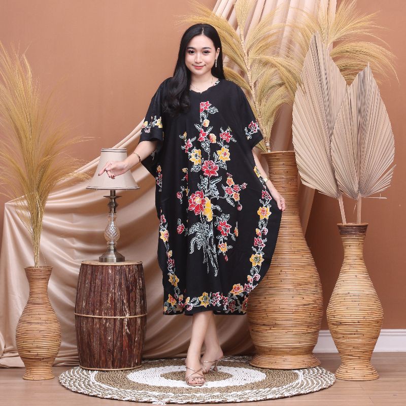 DASTER LOWO ENCIM DASTER KALONG ENCIM PREMIUM RAYON HALUS-Hitam