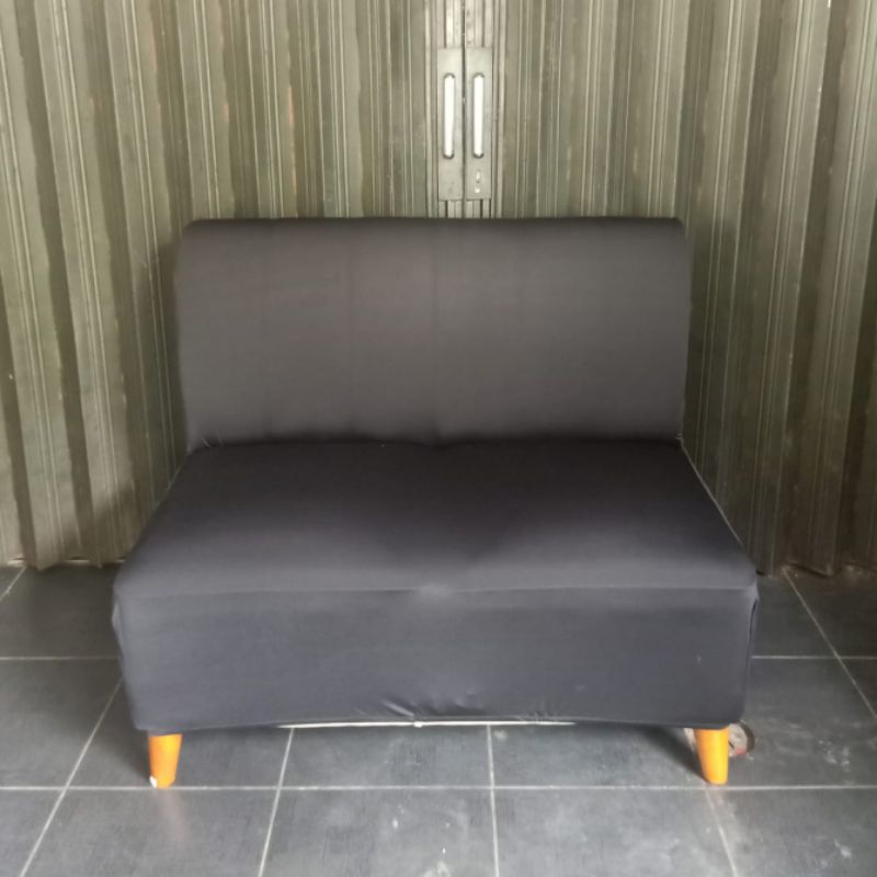 Cover sofa 1/2/3 dudukan TANPA tangan/Sarung sofa POLOS elastis