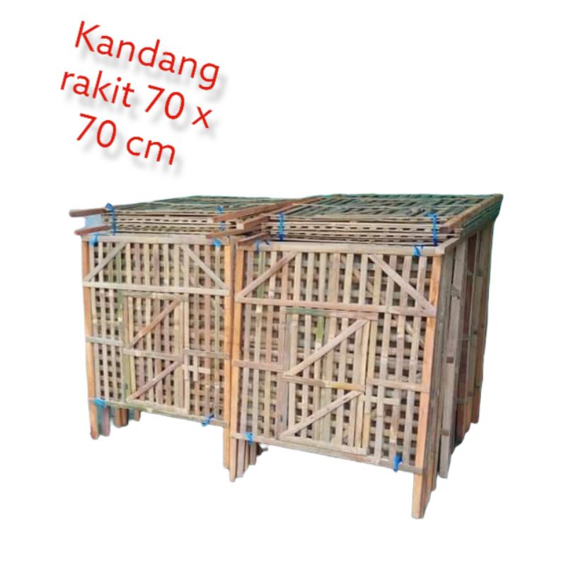 kandang ayam bangkok bambu bongkar pasang kandang kucing kandang kelinci kandnag merpati burung dara