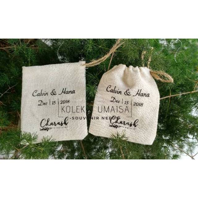 

Kantong souvenir kanvas custom