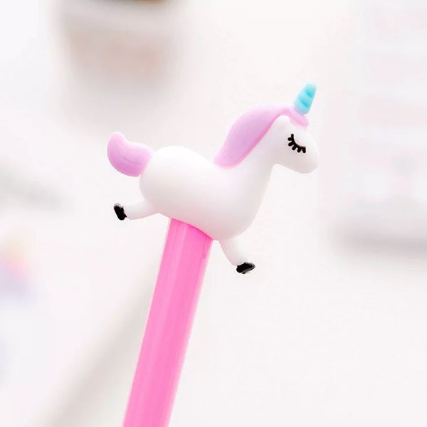 Pena Unicorn Gel Lucu Import / Pulpen Kuda Unicorn Full Body Unik Stationary / TV-36