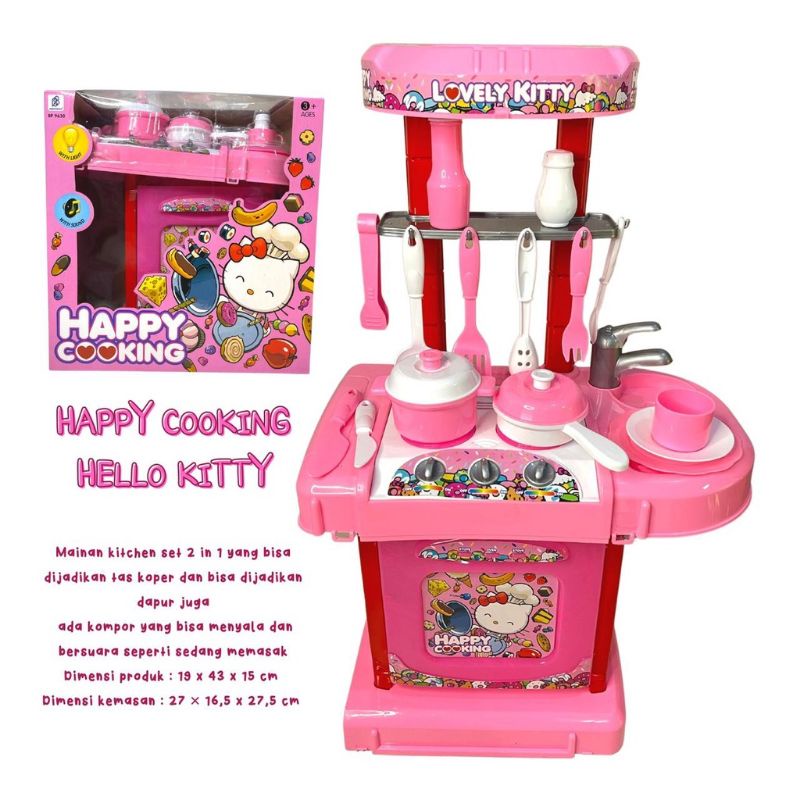 Mainan Happy cooking hello Kitty / Mainan masak masakan