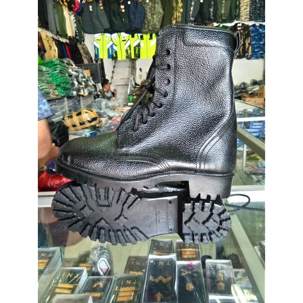 SEPATU PDL KULIT JERUK jatah pembagian TNI AD