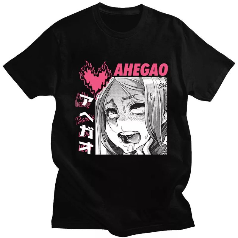 kaos T-shirt Anime Hent4i Ahegao