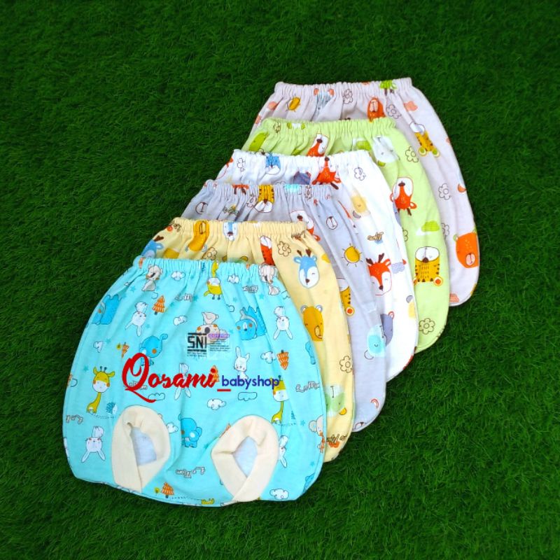 L - MOM 3 pcs Celana Pop Bayi Full Print  Besar / Kecil SNI